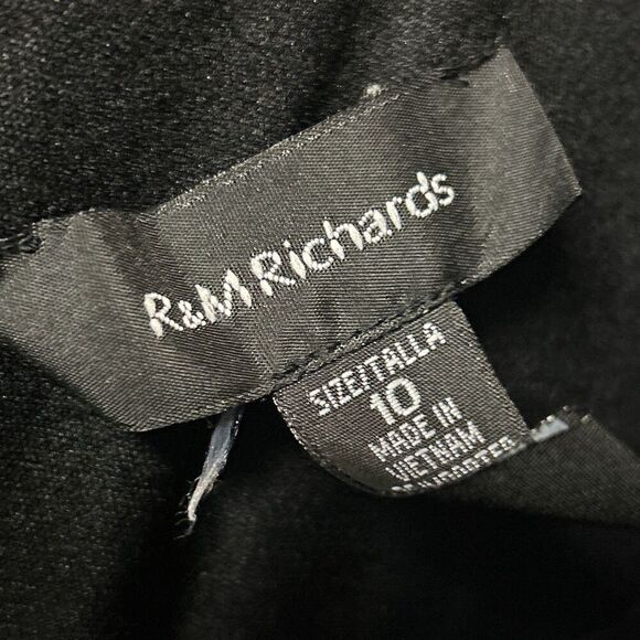 R&M Richards Dress and Jacket Set - Black and White Print - Size 10 - Picture 5 of 12